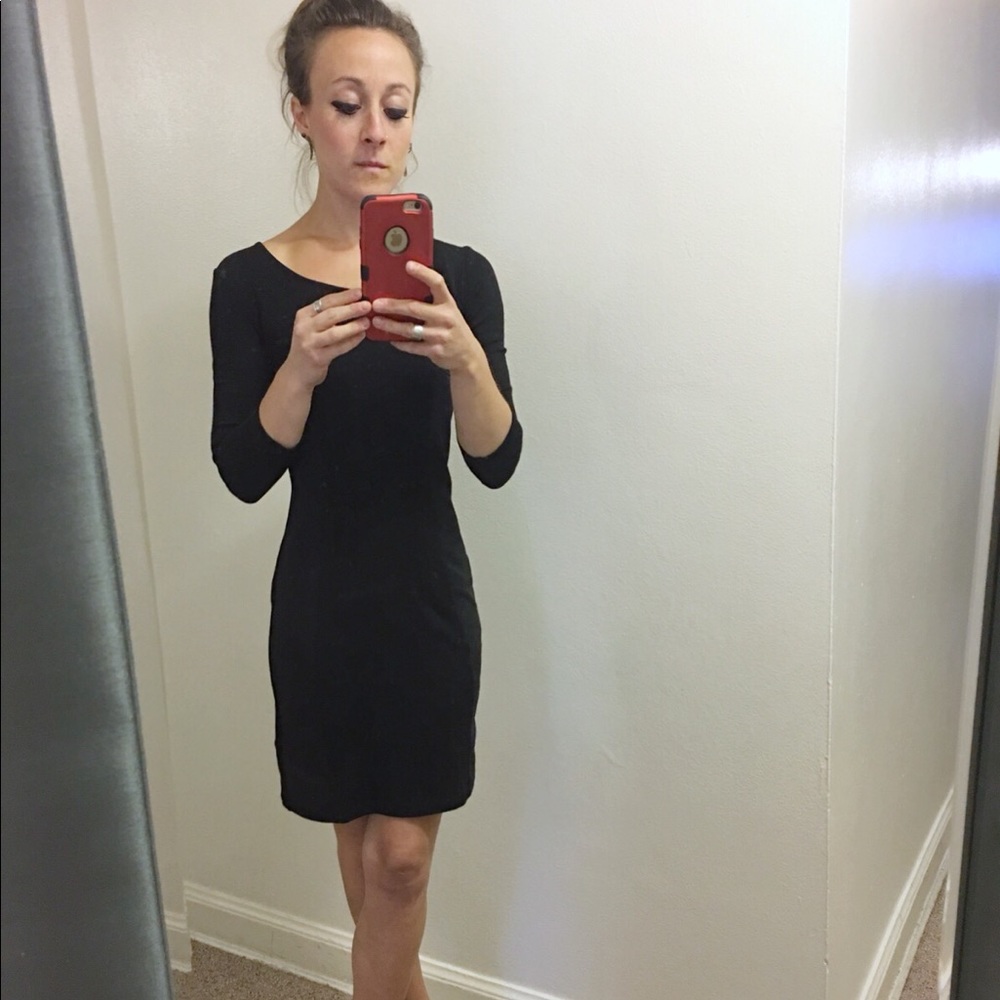 Divided by H&M black dress.